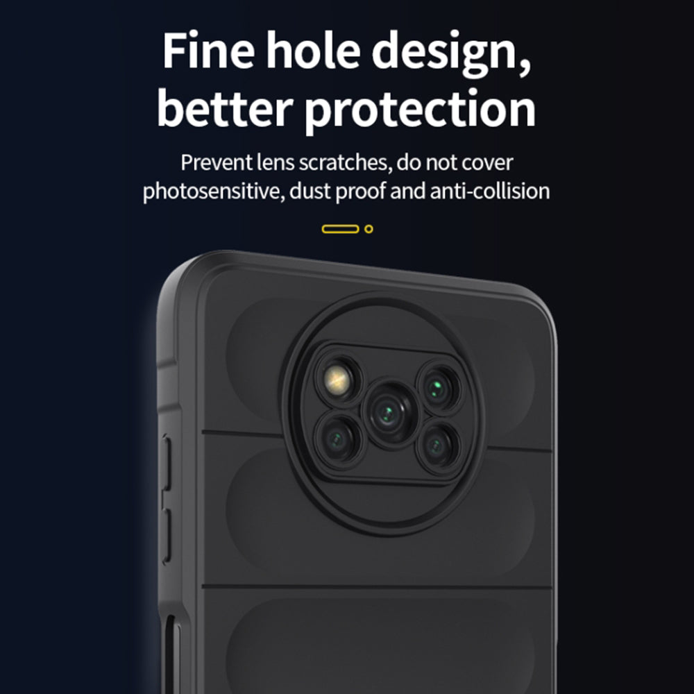 Custodia per Xiaomi Poco X3 Pro / X3 NFC / X3, Techsuit, Magic Shield, Nera