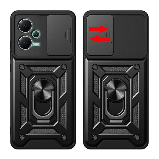 Custodia per Xiaomi Poco X5 / Note 12 5G, Techsuit, CamShield, Nera