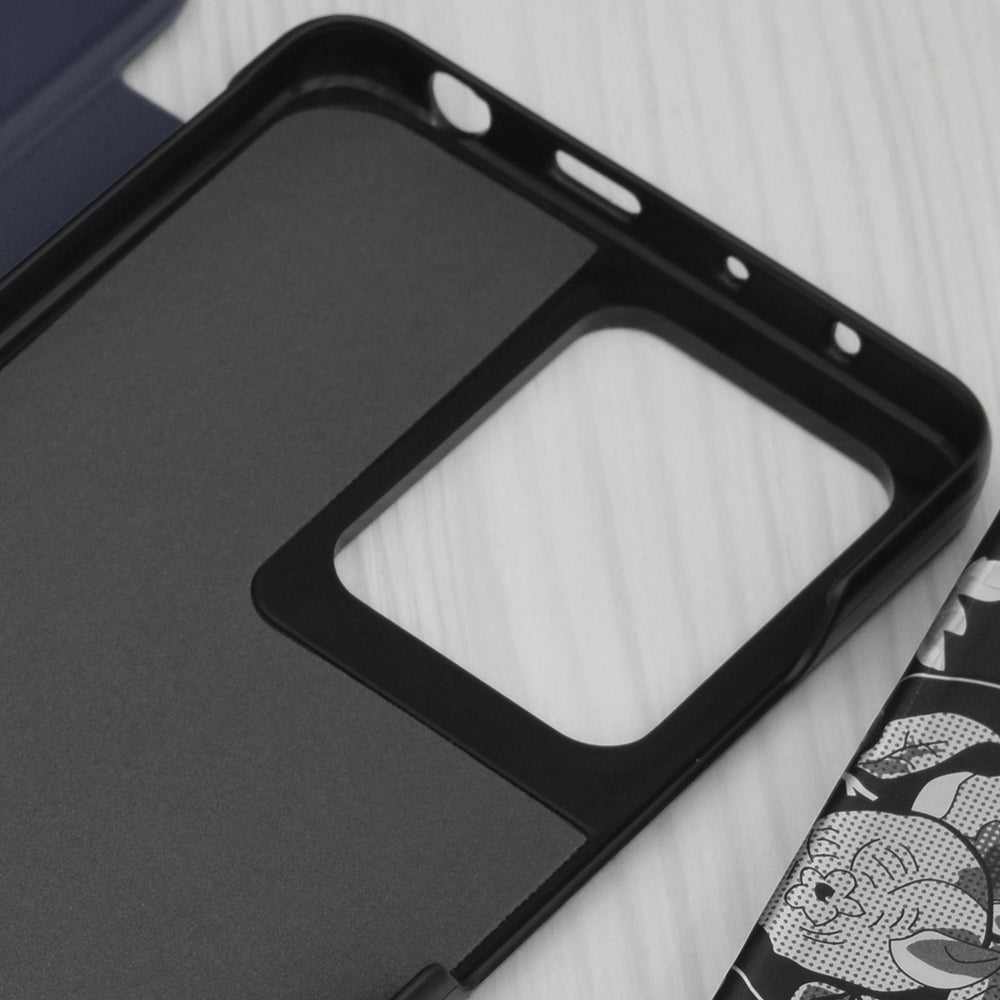 Custodia per Xiaomi Poco X5 Pro / Redmi Note 12 Pro 5G, Techsuit, eFold, Blu Scuro