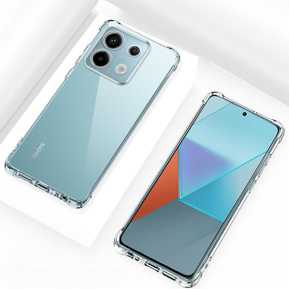 Custodia per Xiaomi Poco X6 / Note 13 Pro 5G, Techsuit, Shockproof Clear, Trasparente