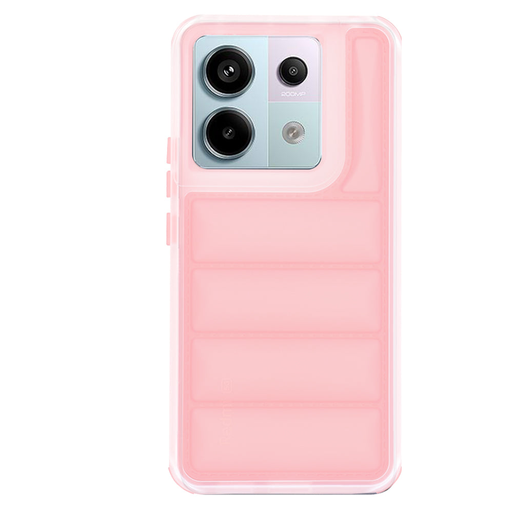 Custodia per Xiaomi Poco X6 / Note 13 Pro 5G, Techsuit, Wave Shield, Rosa