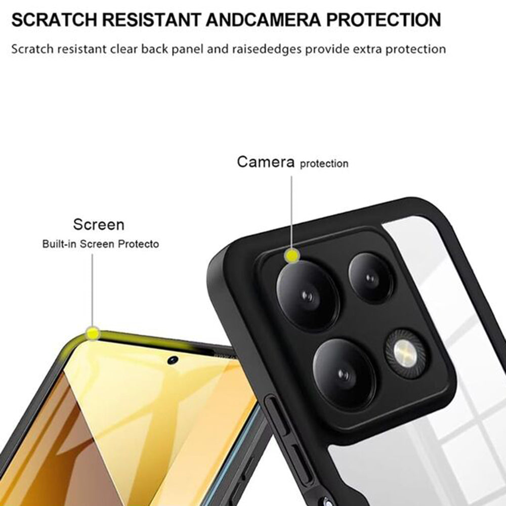 Custodia per Xiaomi Poco X6 Pro, Techsuit, ColorVerse 360, Rosa
