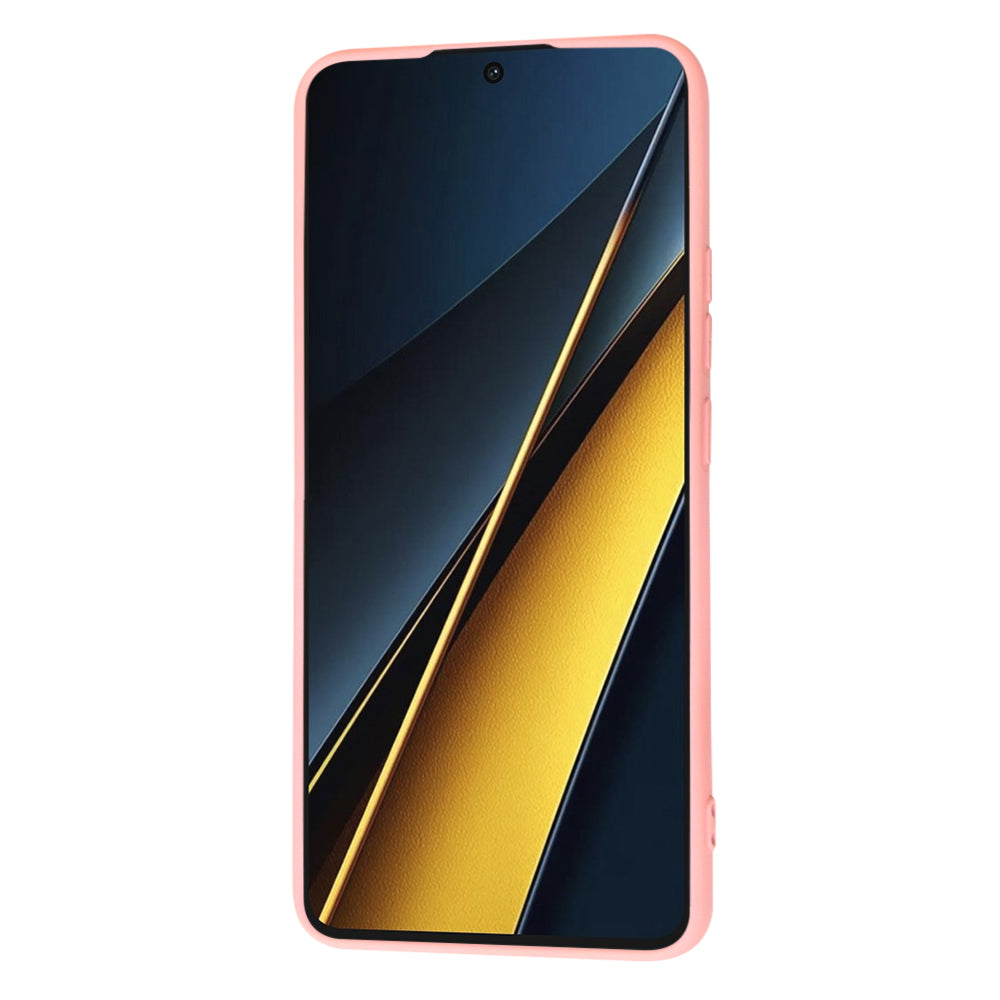 Custodia per Xiaomi Poco X6 Pro, Techsuit, SoftFlex, Rosa Chiaro