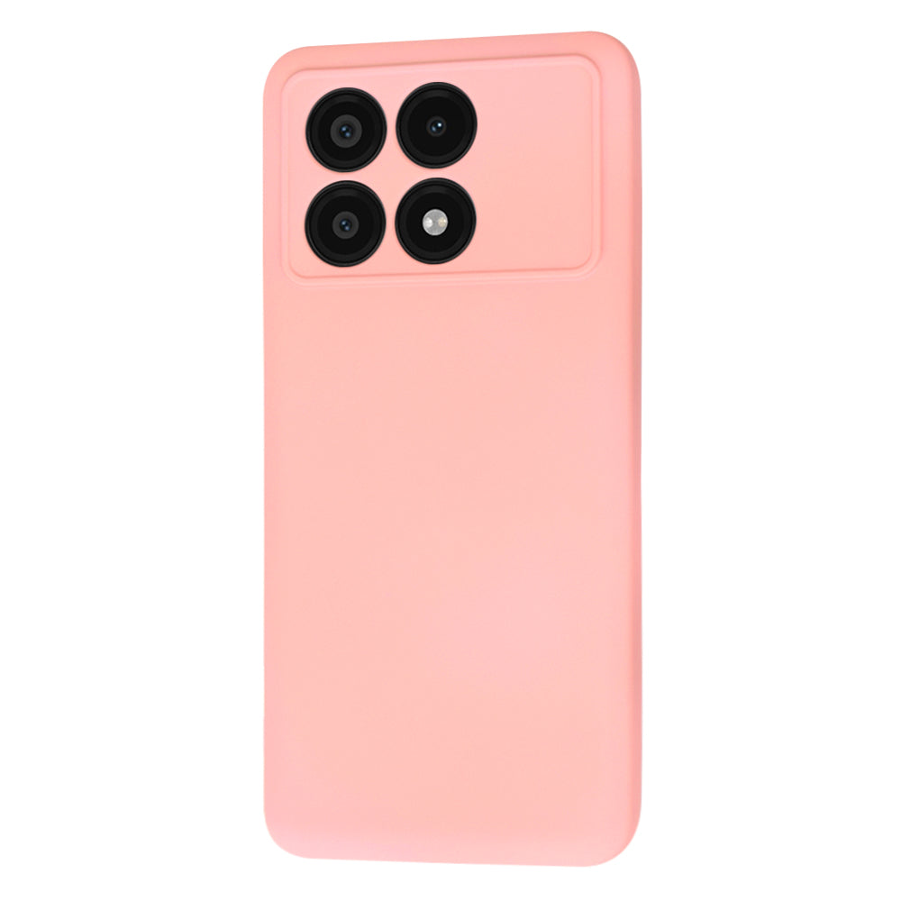Custodia per Xiaomi Poco X6 Pro, Techsuit, SoftFlex, Rosa Chiaro