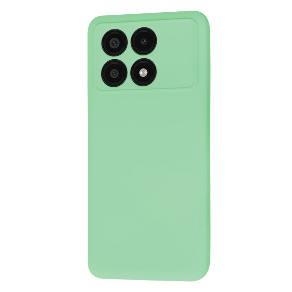 Custodia per Xiaomi Poco X6 Pro, Techsuit, SoftFlex, Verde Chiaro