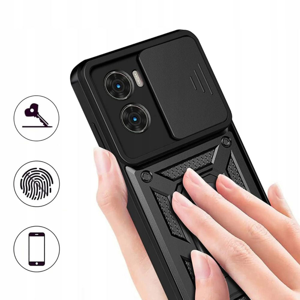 Custodia per Xiaomi Poco X7 Pro, Techsuit, CamShield, Nera