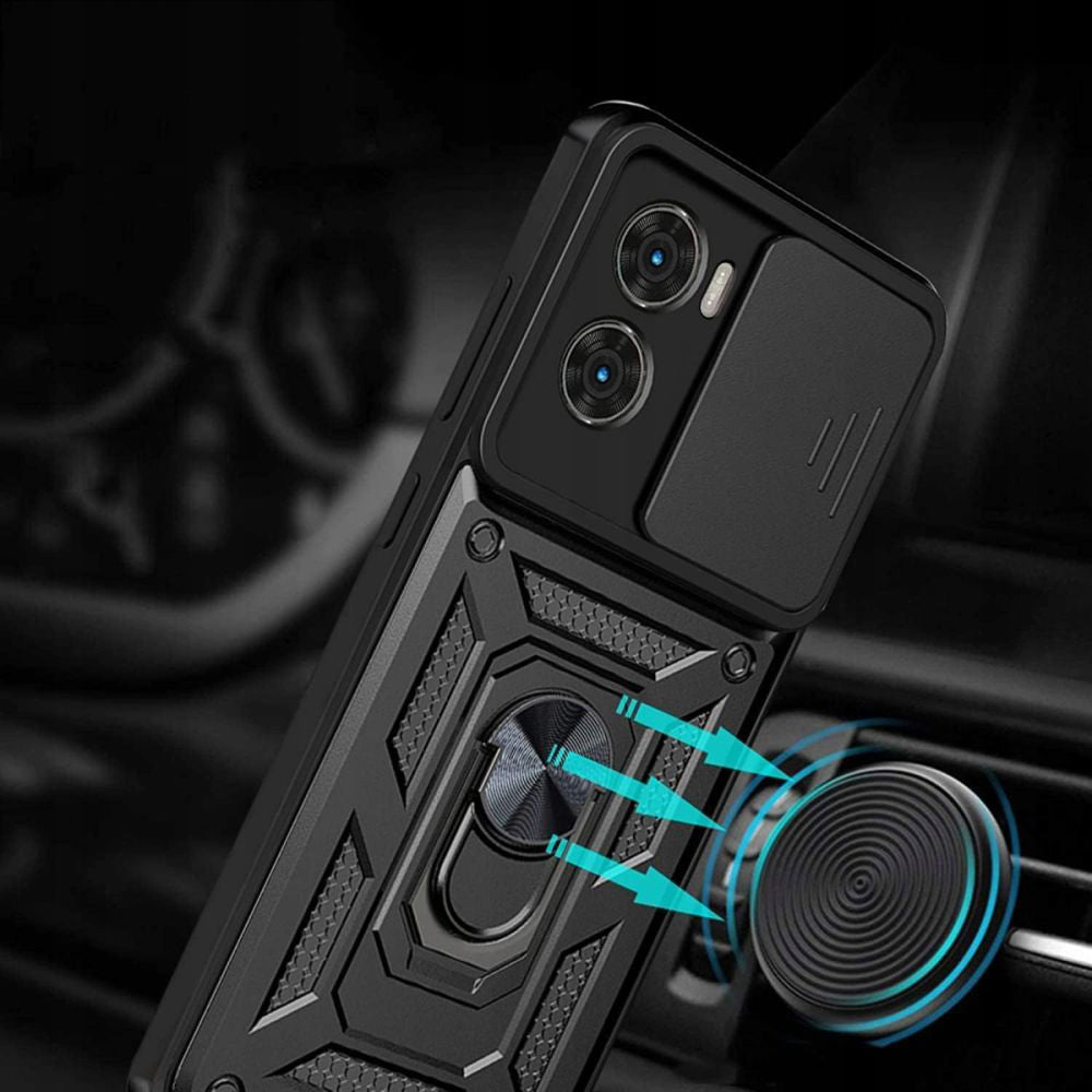 Custodia per Xiaomi Poco X7 Pro, Techsuit, CamShield, Nera
