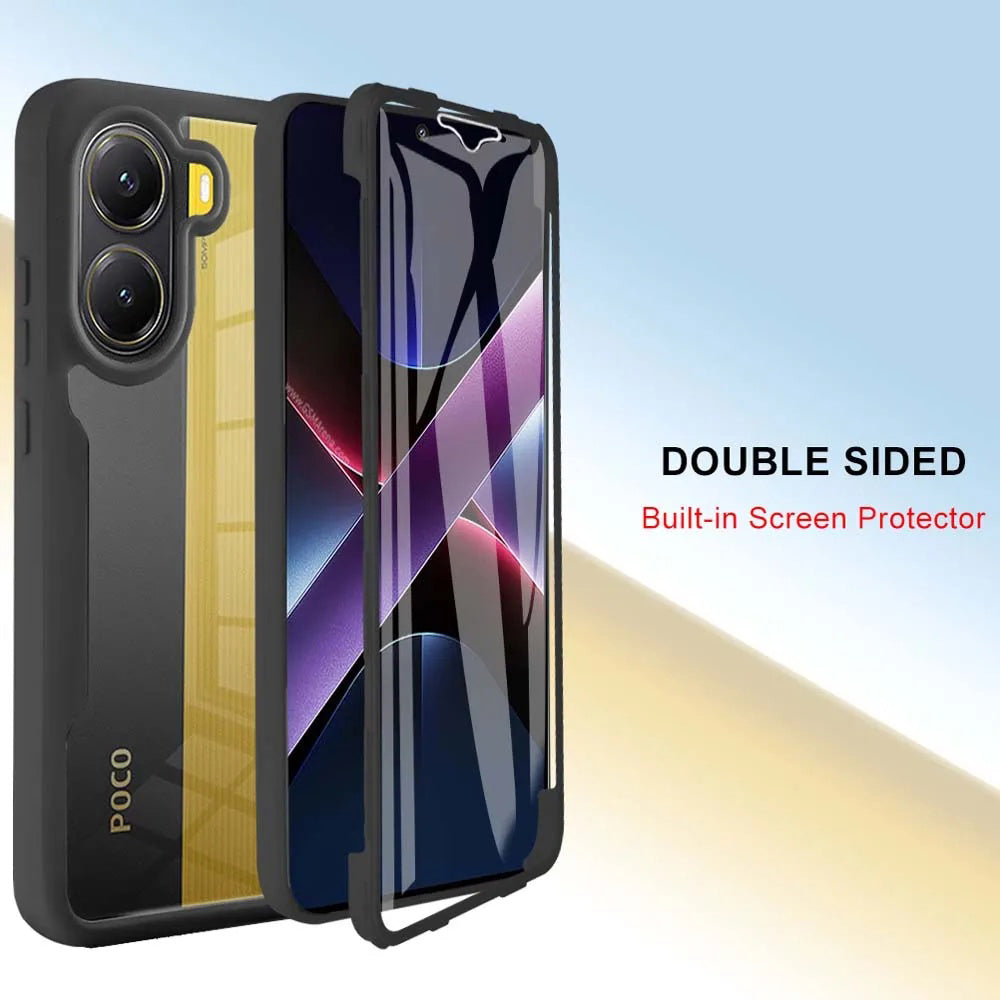 Custodia per Xiaomi Poco X7 Pro, Techsuit, ColorVerse 360, Rosa