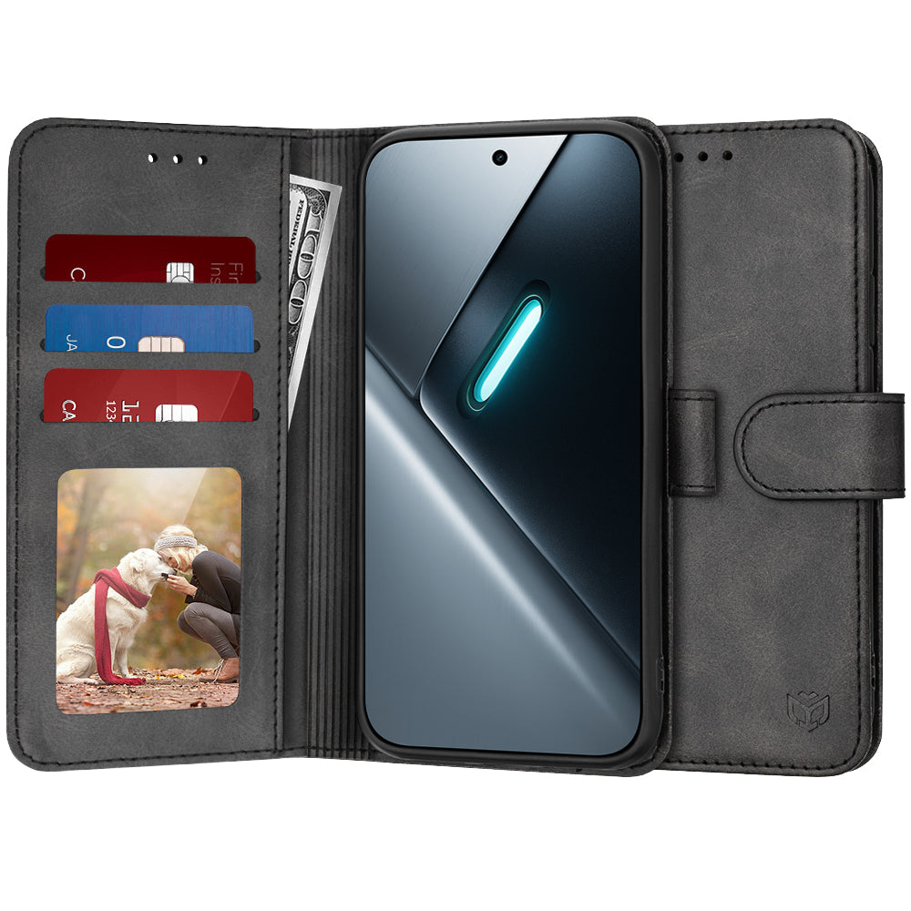 Custodia per Xiaomi Poco X8 Pro, Techsuit, Diary Book, Nera