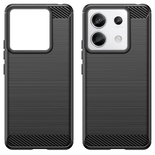 Custodia per Xiaomi Redmi 13C 5G / 13C / Poco C65, Techsuit, Carbonio, Nera