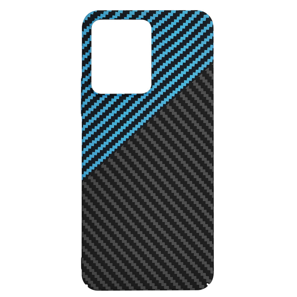 Custodia per Xiaomi Redmi 13C 5G / 13C / Poco C65, Techsuit, Carbonite FiberShell, Nero Blu