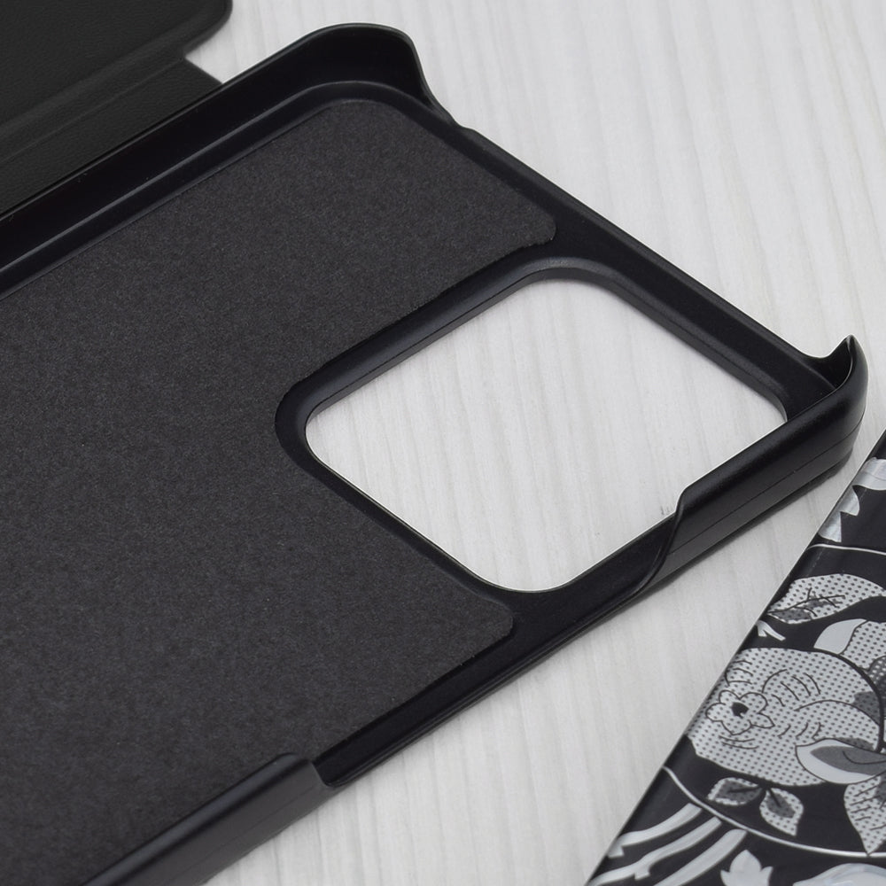 Custodia per Xiaomi Redmi 13C 5G / 13C / Poco C65, Techsuit, eFold, Nera