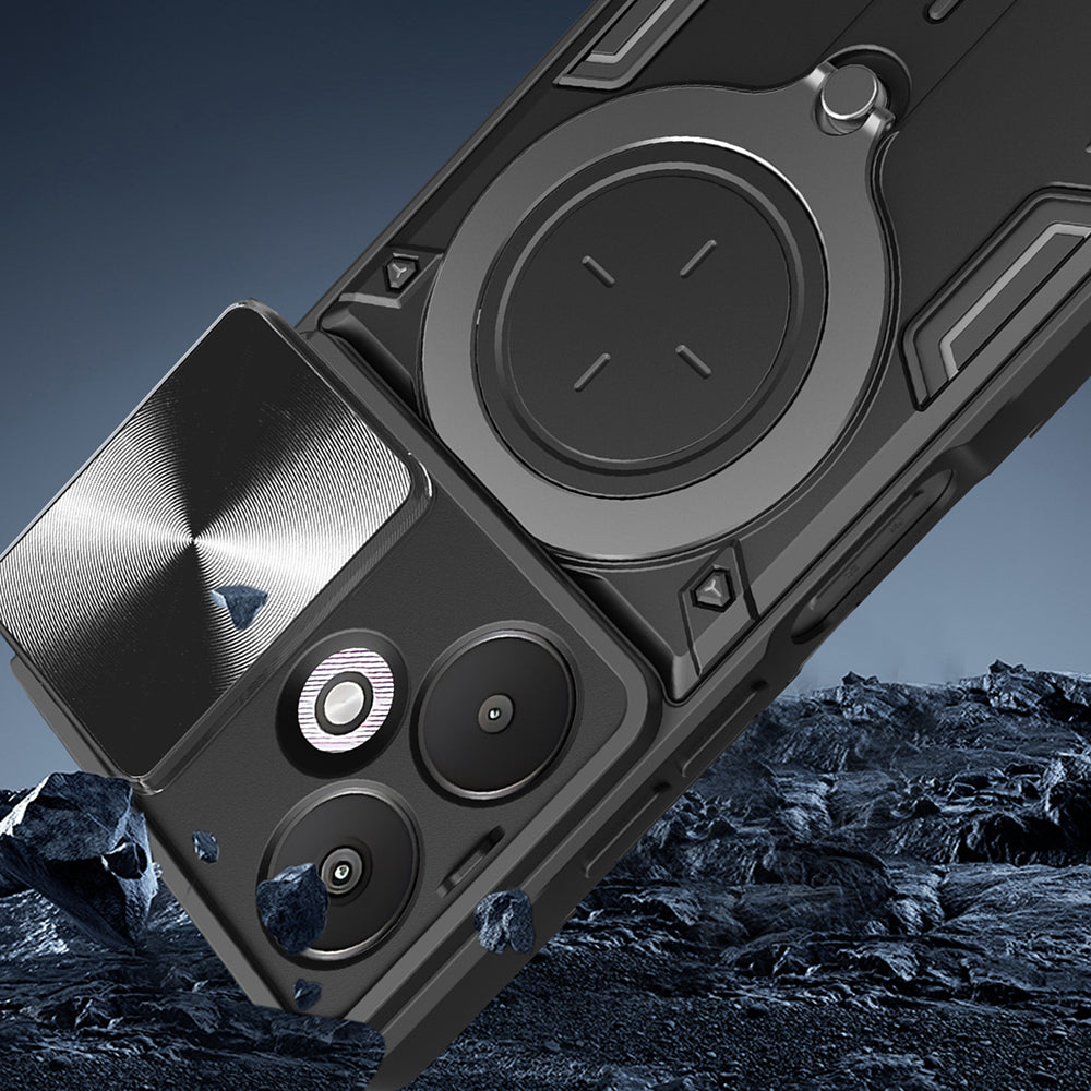Custodia per Xiaomi Redmi 13C 5G, Techsuit, CamGuard Pro, Rossa
