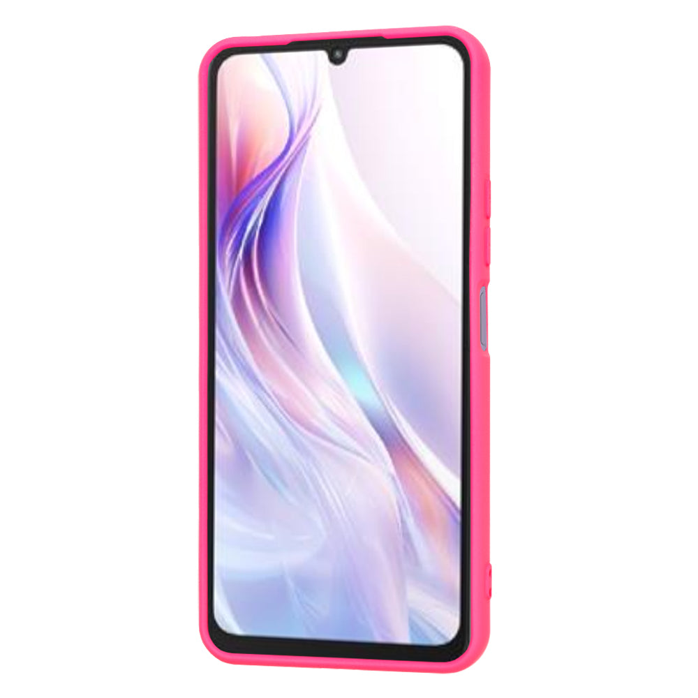 Custodia per Xiaomi Redmi 13C 5G, Techsuit, SoftFlex, Rosa Scuro