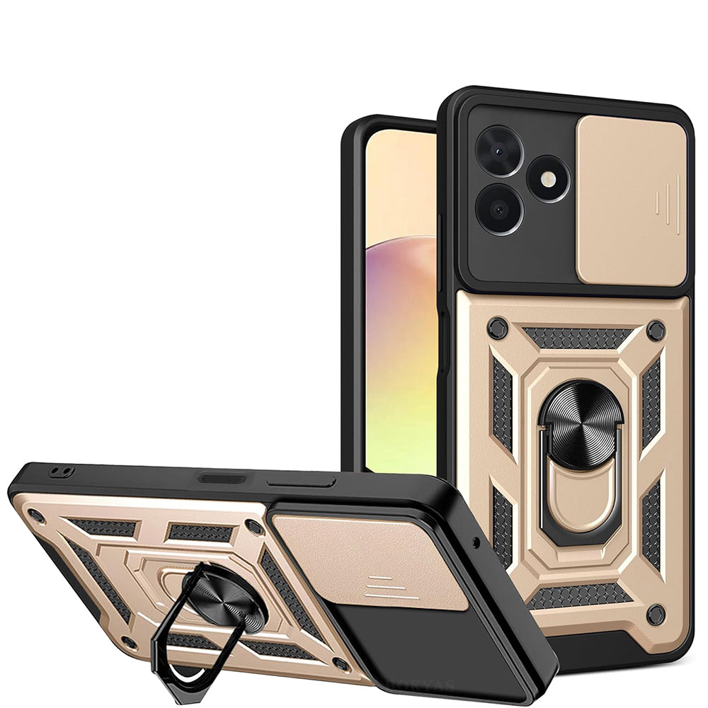 Custodia per Xiaomi Redmi 15C 5G / 15C 4G, Techsuit, CamShield, Dorata