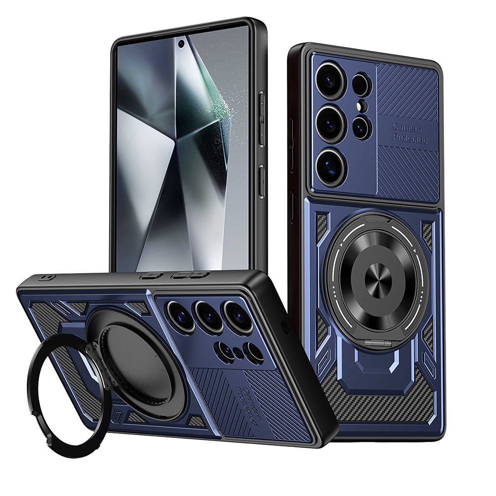 Custodia per Xiaomi Redmi 15C 5G / 15C 4G, Techsuit, RuggedCam, Blu