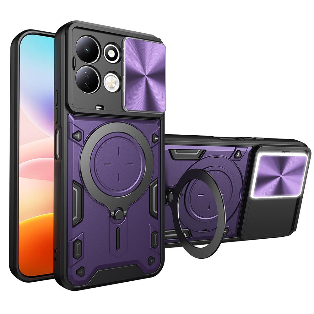 Custodia per Xiaomi Redmi 17 5G / 17 4G, Techsuit, CamGuard Pro, Viola