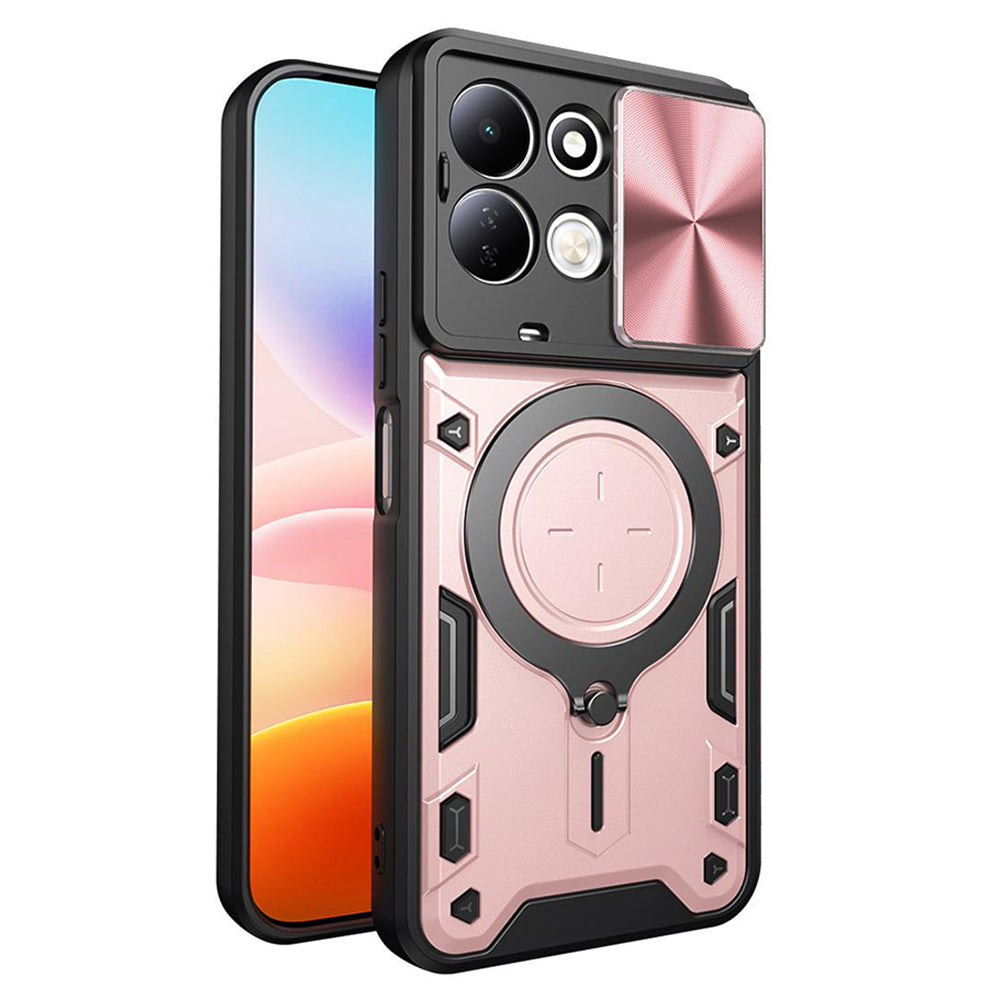 Custodia per Xiaomi Redmi 17 5G / 17 4G, Techsuit, CamGuard Pro, rosa dorato