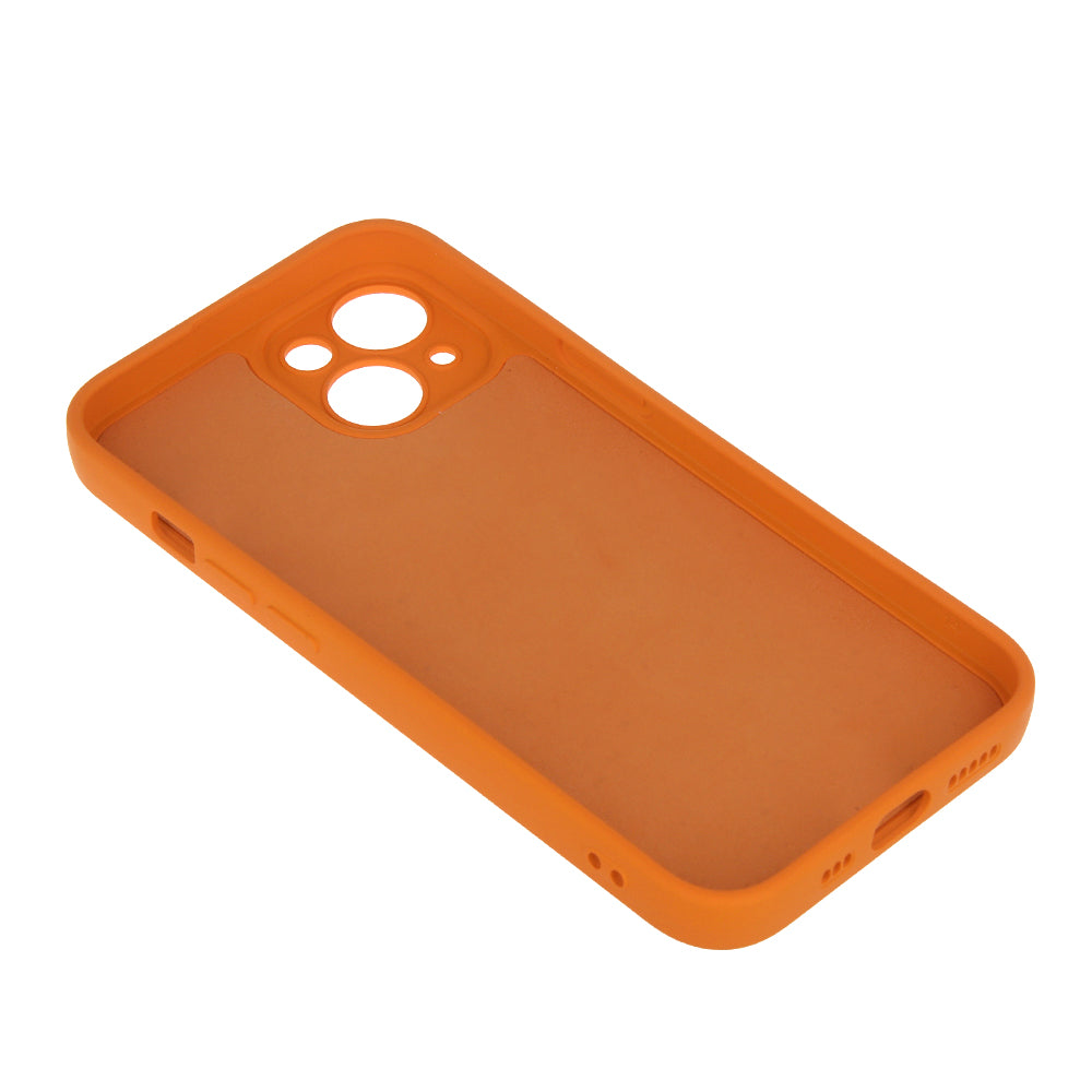 Custodia per Xiaomi Poco C65 / Redmi 13C, OEM, Silicone, Arancione