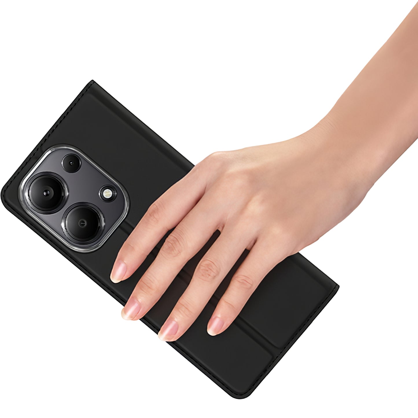 Custodia per Xiaomi Redmi Note 13 Pro 4G / Poco M6 Pro 4G, DUX DUCIS, Skin Pro, Nera