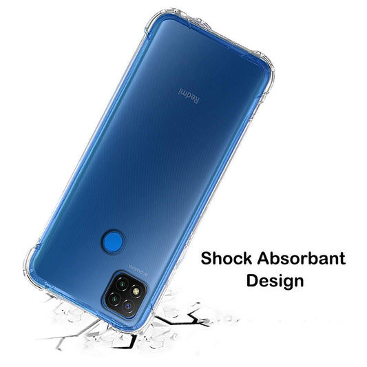 Custodia per Xiaomi Redmi 9C NFC / 9C, Techsuit, Shockproof Clear, Trasparente