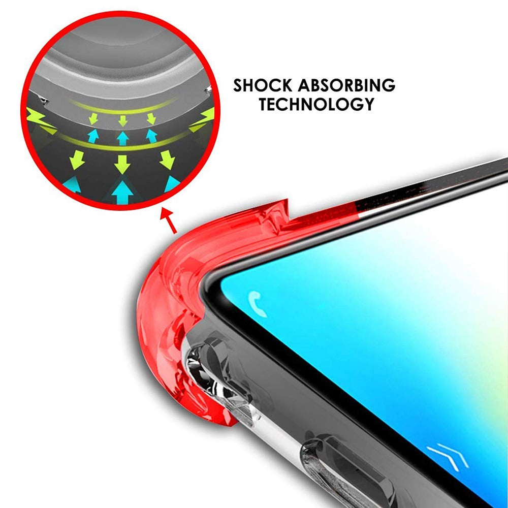 Custodia per Xiaomi Redmi 9C NFC / 9C, Techsuit, Shockproof Clear, Trasparente