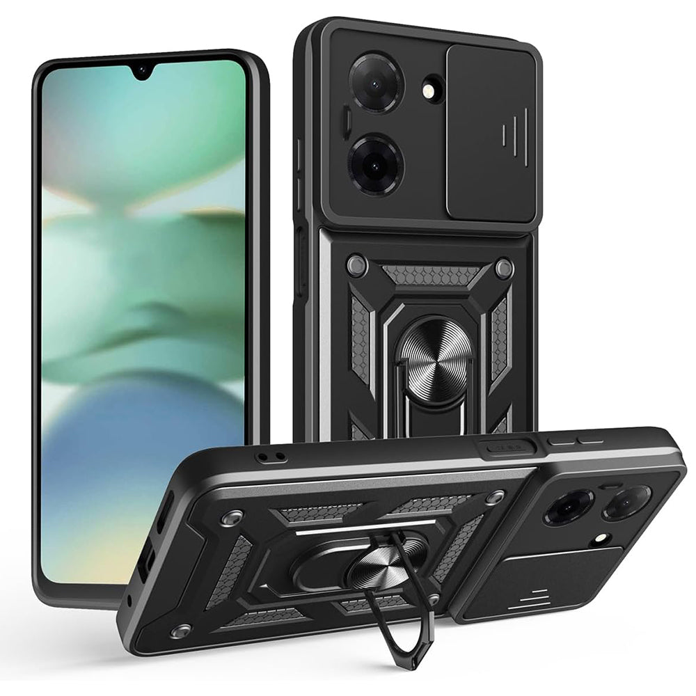 Custodia per Xiaomi Redmi A5 4G (Regionale), Techsuit, CamShield, Nera