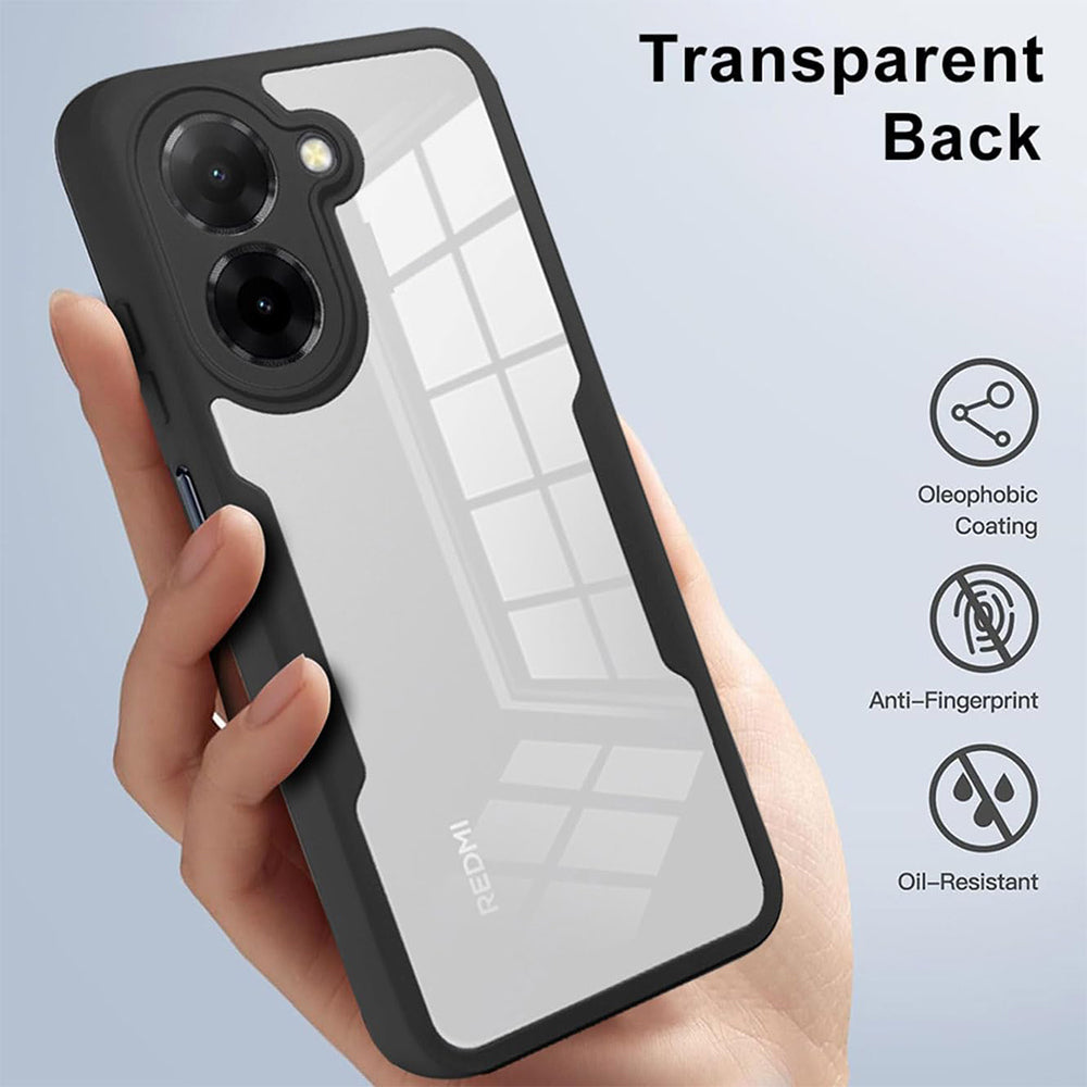 Custodia per Xiaomi Redmi A5 4G (Regionale), Techsuit, ColorVerse 360, Nera