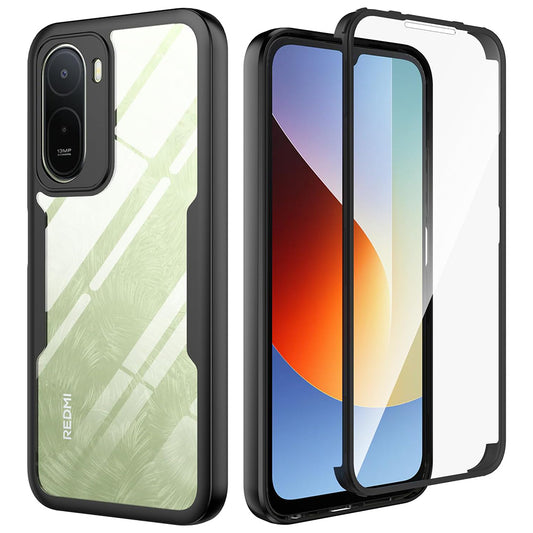 Custodia per Xiaomi Redmi A7 Pro 4G, Techsuit, ColorVerse 360, Nera