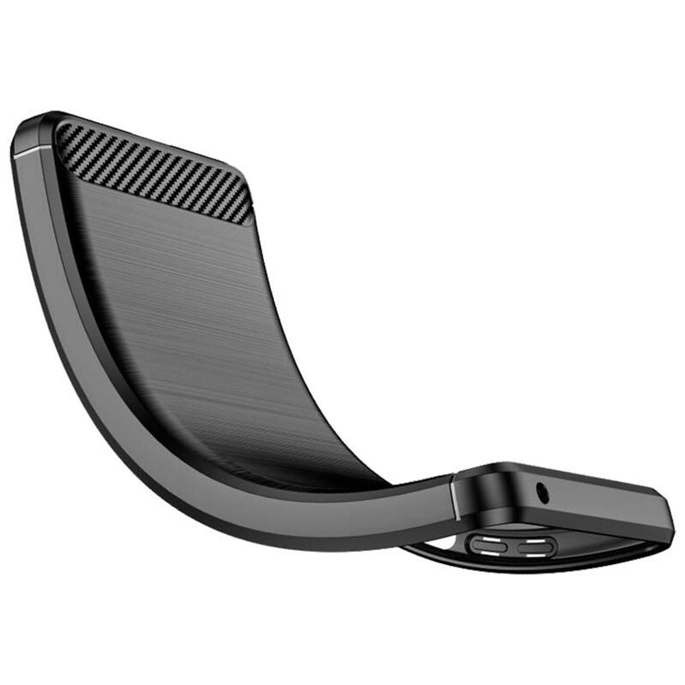 Custodia per Xiaomi Redmi Note 12 Pro 4G / Note 11 Pro 5G / Note 11 Pro, Techsuit, Carbonio, Nera