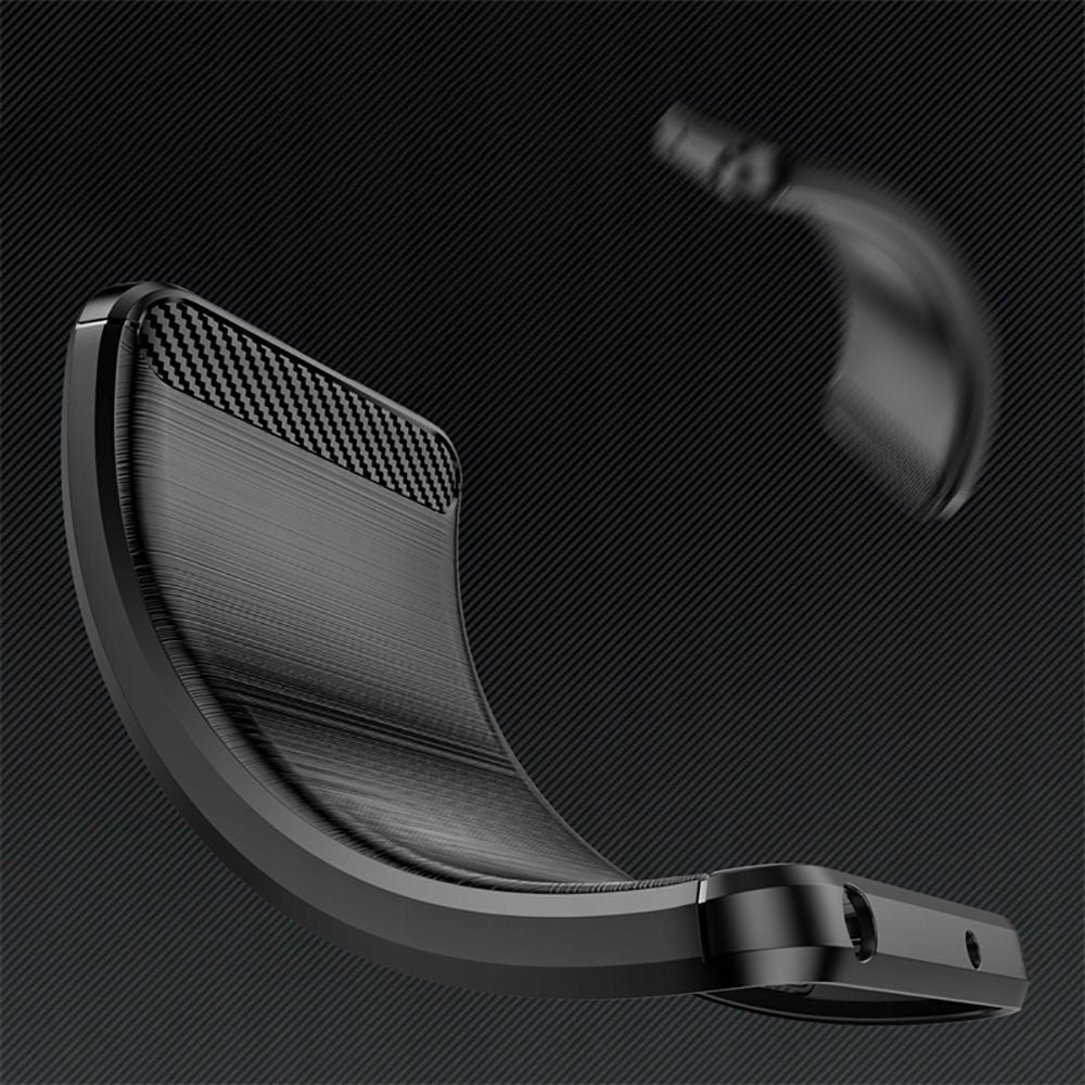 Custodia per Xiaomi Redmi Note 12S, Techsuit, Carbonio, Nera