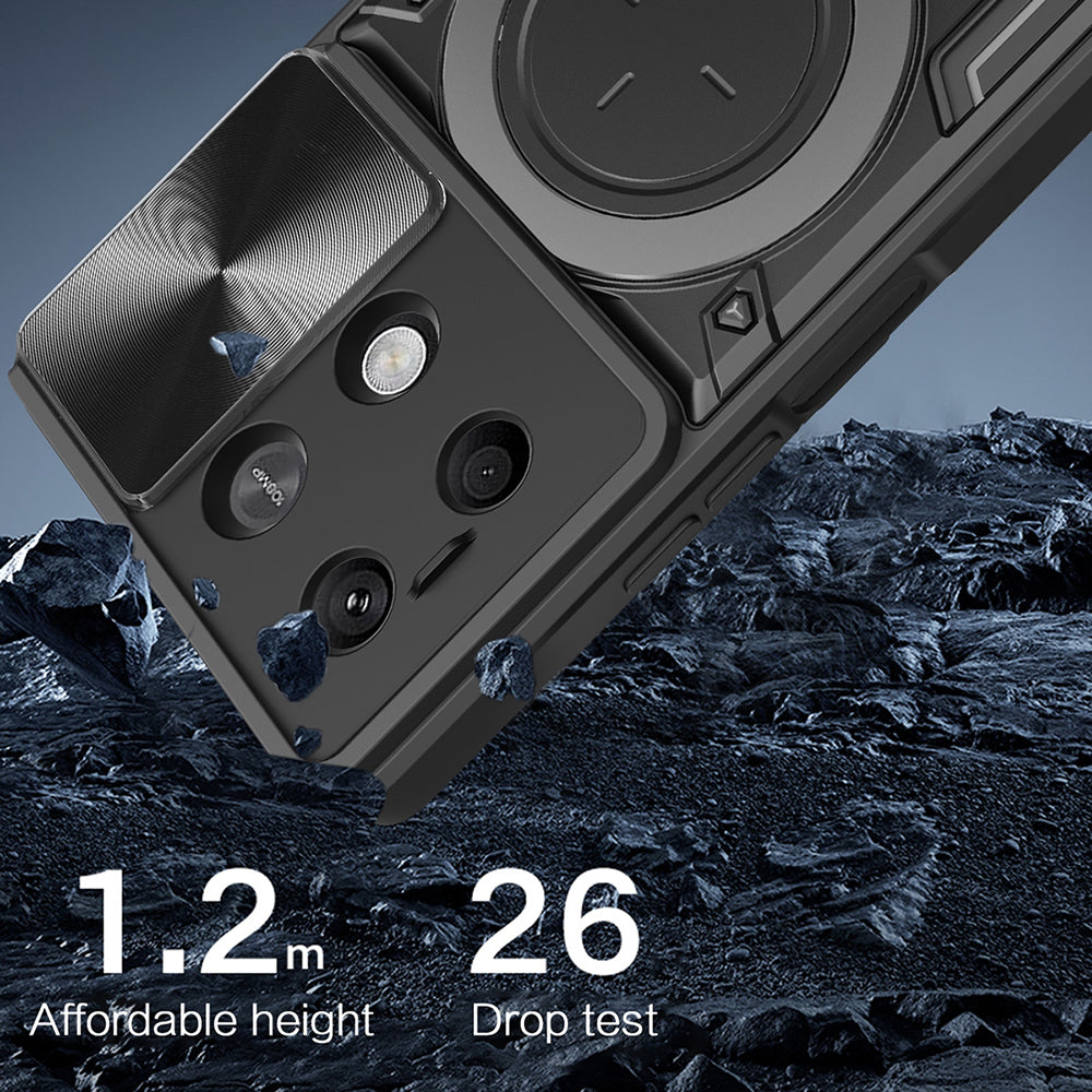 Custodia per Xiaomi Redmi Note 13 4G, Techsuit, CamGuard Pro, Nera