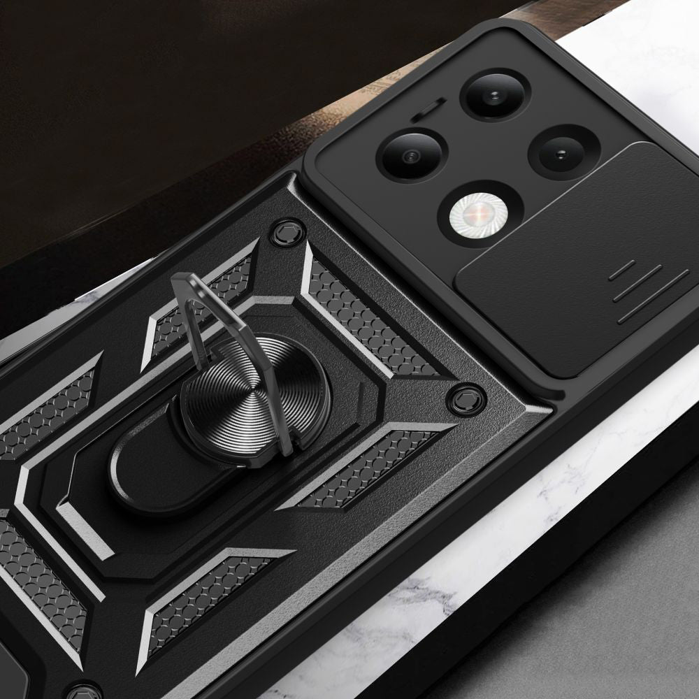 Custodia per Xiaomi Redmi Note 13 4G, Techsuit, CamShield, Blu