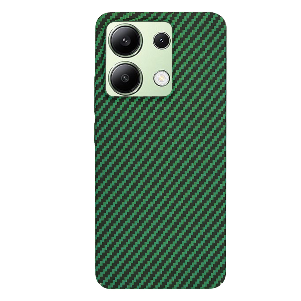 Custodia per Xiaomi Redmi Note 13 4G, Techsuit, Carbonite FiberShell, Verde