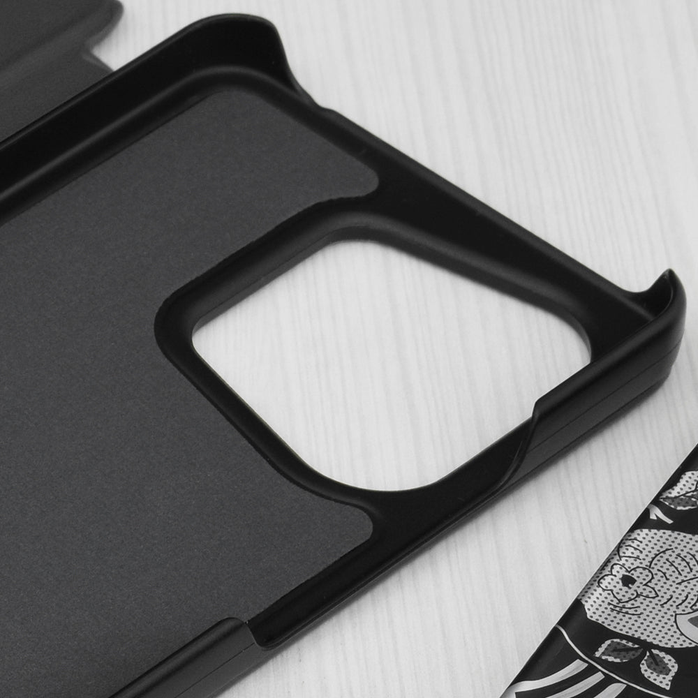 Custodia per Xiaomi Redmi Note 13 4G, Techsuit, eFold, Nera