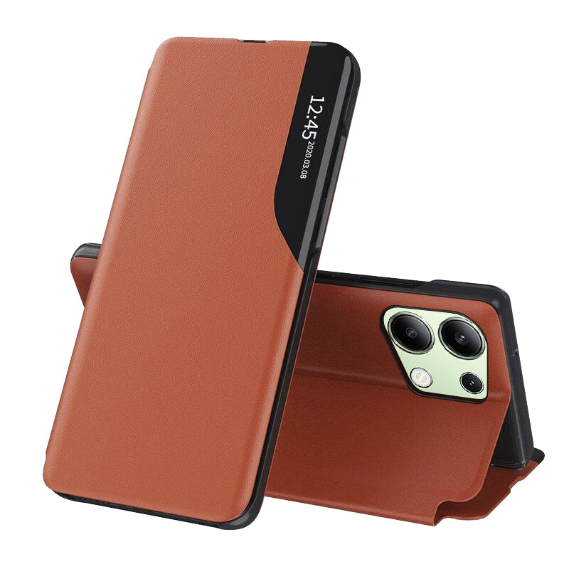 Custodia per Xiaomi Redmi Note 13 4G, Techsuit, eFold, Arancione