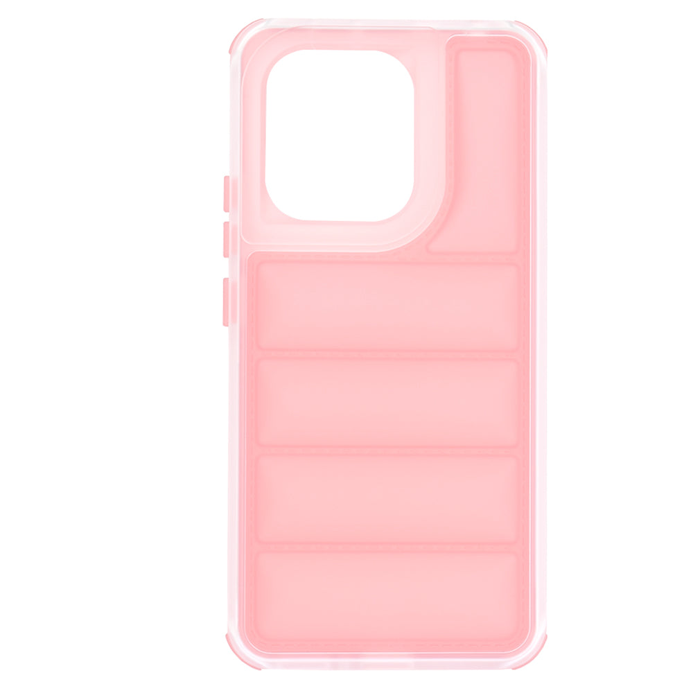 Custodia per Xiaomi Redmi Note 13 4G, Techsuit, Wave Shield, Rosa