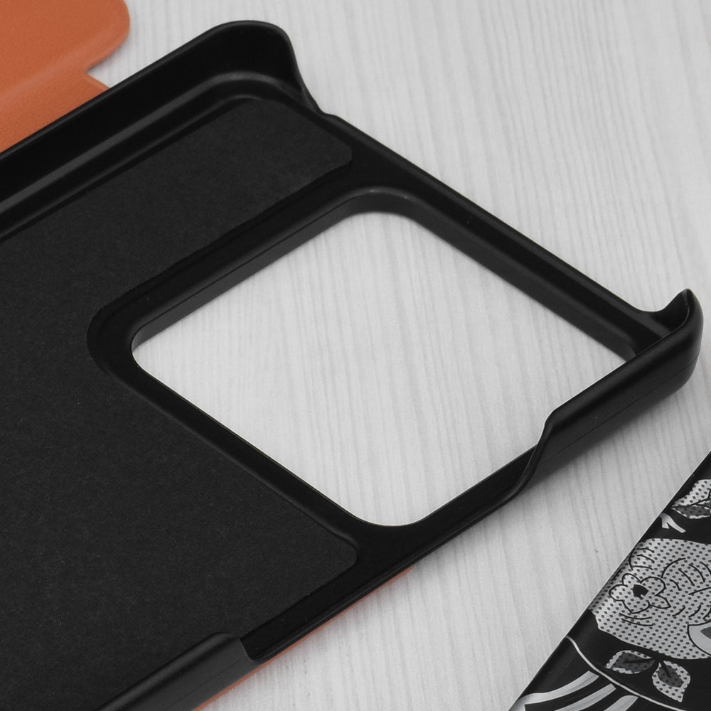 Custodia per Xiaomi Redmi Note 13 5G, Techsuit, eFold, Arancione