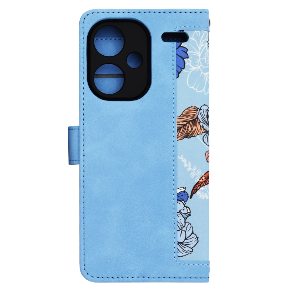 Custodia per Xiaomi Redmi Note 13 Pro+, Techsuit, FlipCraft, Blu