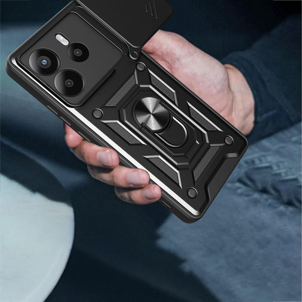 Custodia per Xiaomi Redmi Note 14 4G (Regionale), Techsuit, CamShield, Blu