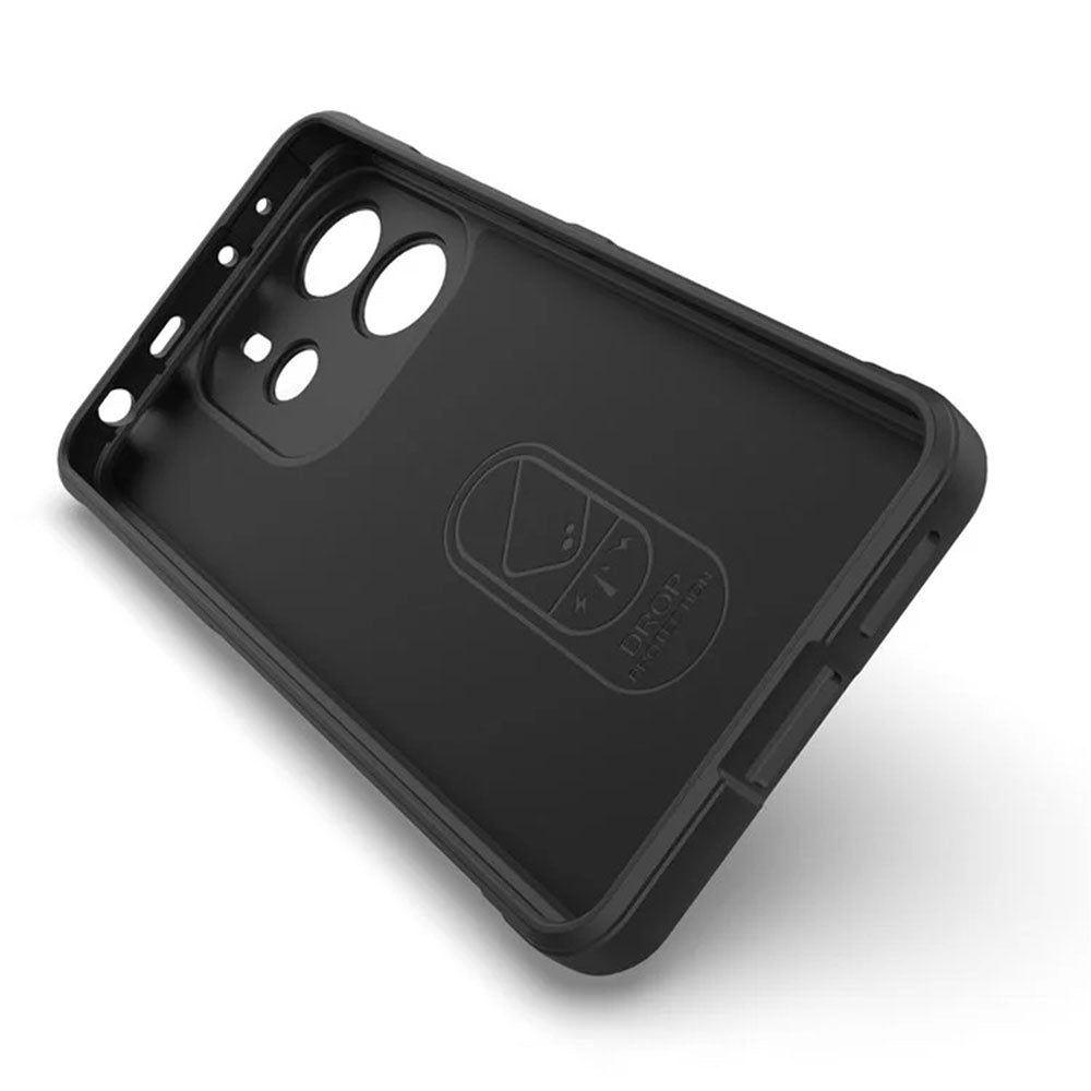 Custodia per Xiaomi Redmi Note 14 4G (Regionale), Techsuit, Magic Shield, Nera