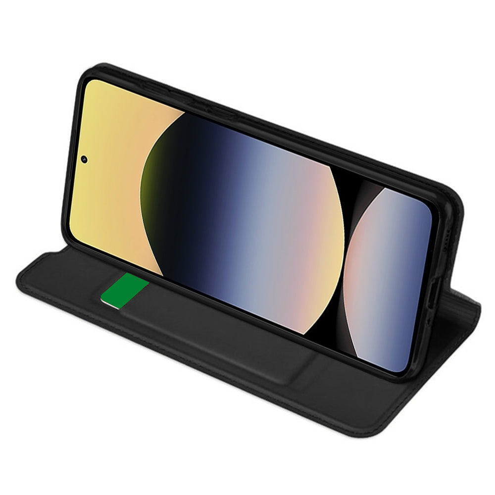 Custodia per Xiaomi Redmi Note 14 4G (Regionale), Techsuit, Magskin Book, Nera