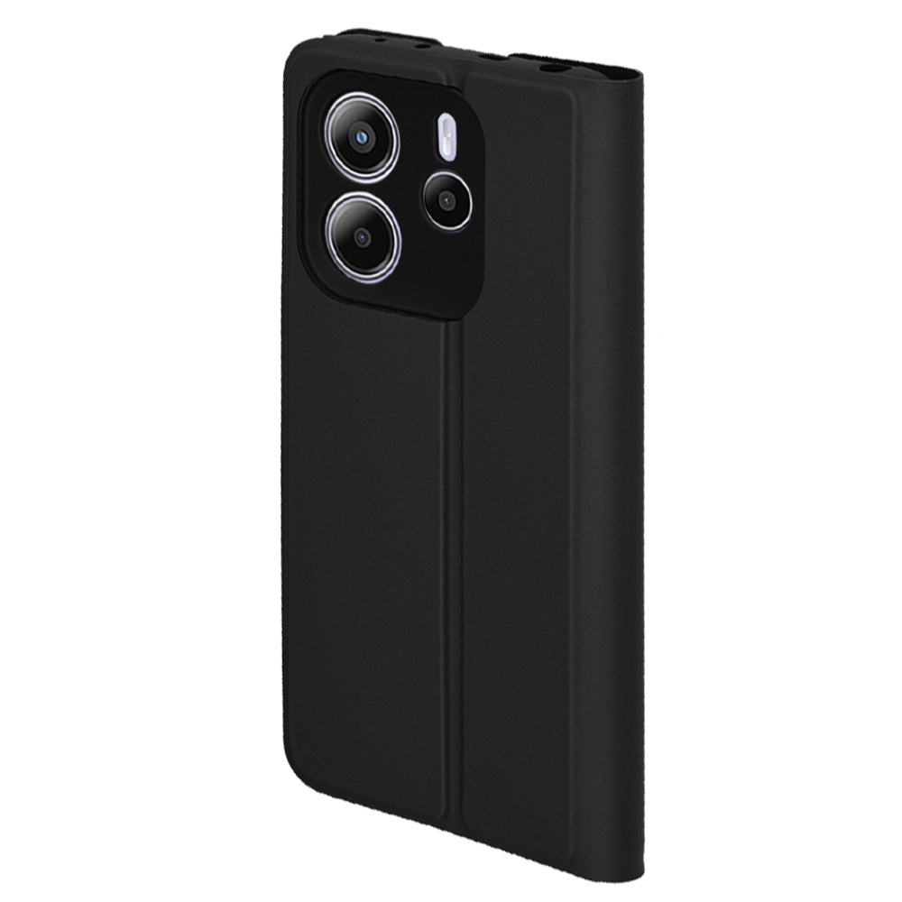 Custodia per Xiaomi Redmi Note 14 4G (Regionale), Techsuit, Magskin Book, Nera