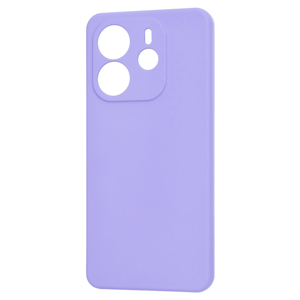 Custodia per Xiaomi Redmi Note 14 4G (Standard), Techsuit, SoftFlex, Viola Chiaro
