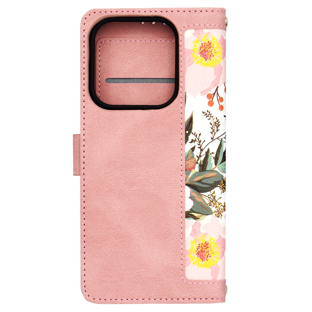 Custodia per Xiaomi Redmi Note 14 5G, Techsuit, FlipCraft, Rosa
