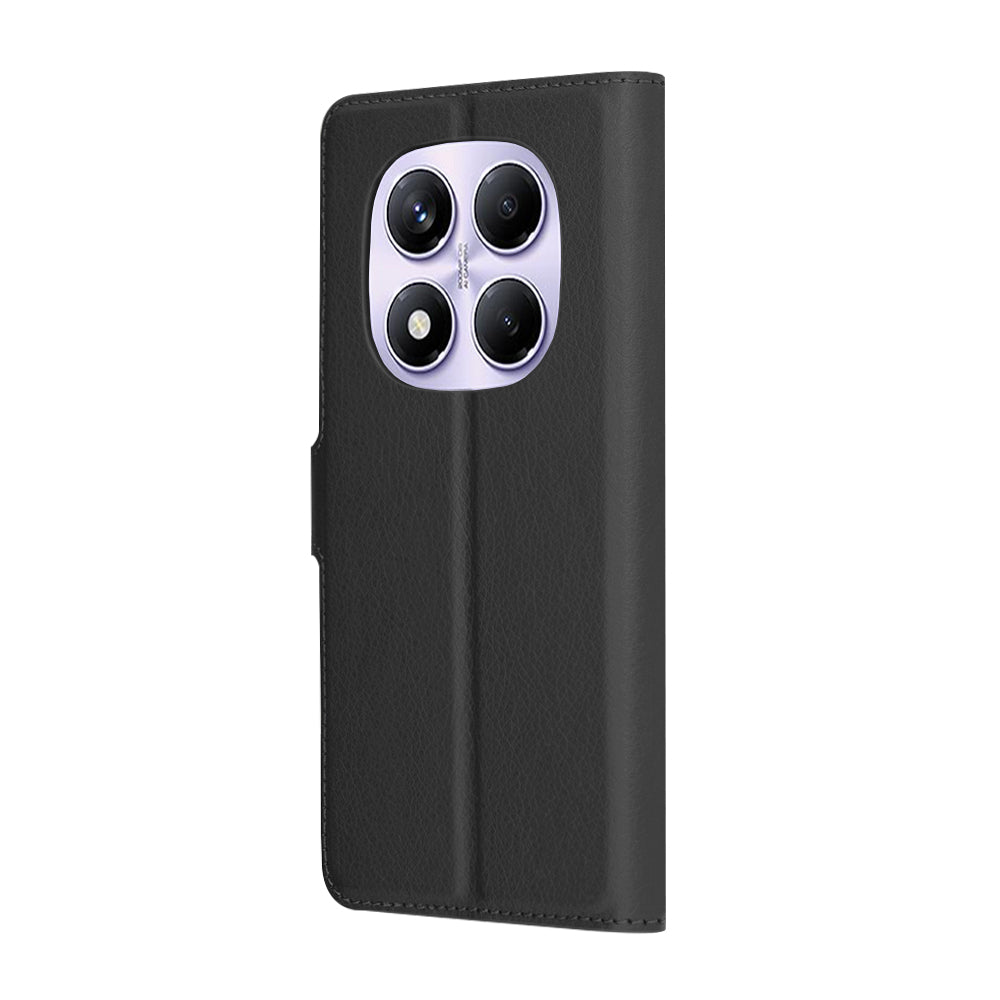 Custodia per Xiaomi Redmi Note 14 Pro 4G, Techsuit, Leather Folio, Nera