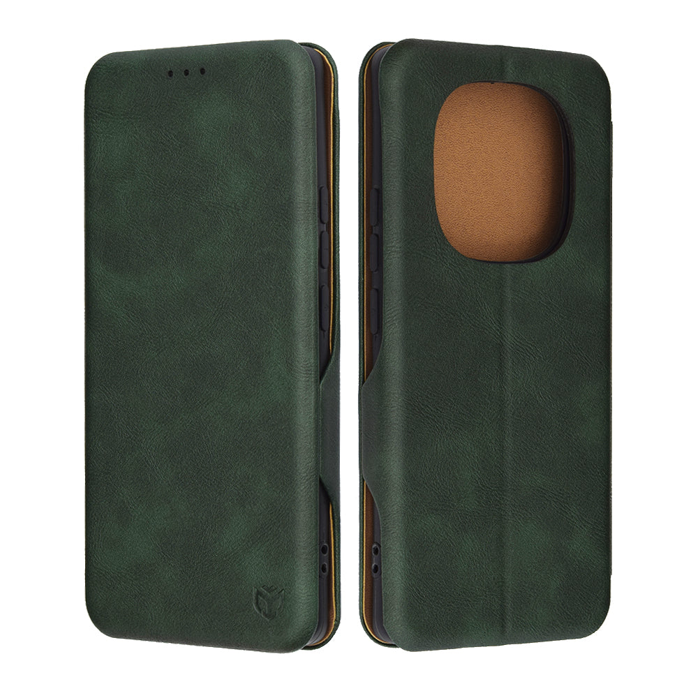 Custodia per Xiaomi Redmi Note 14 Pro 4G, Techsuit, Safe Wallet Plus, Verde
