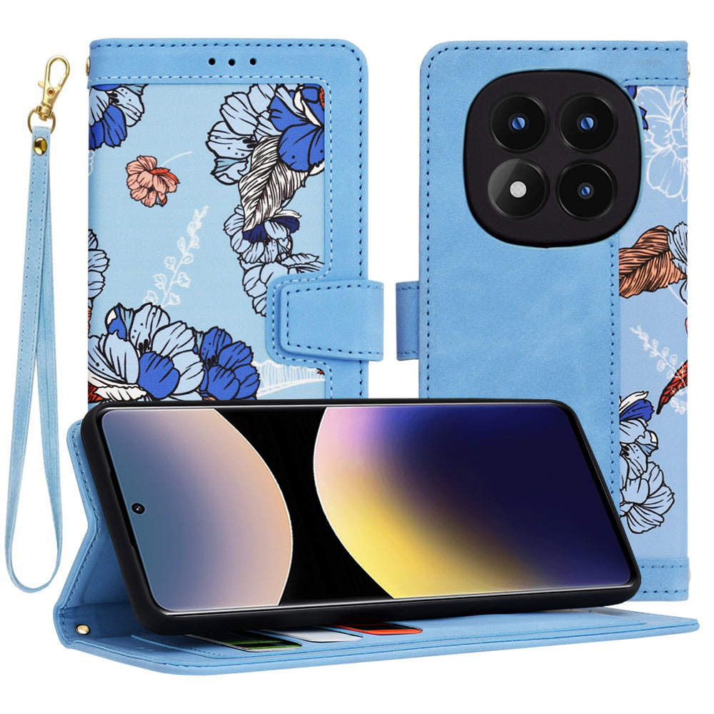Custodia per Xiaomi Redmi Note 14 Pro+ 5G, Techsuit, FlipCraft, Blu