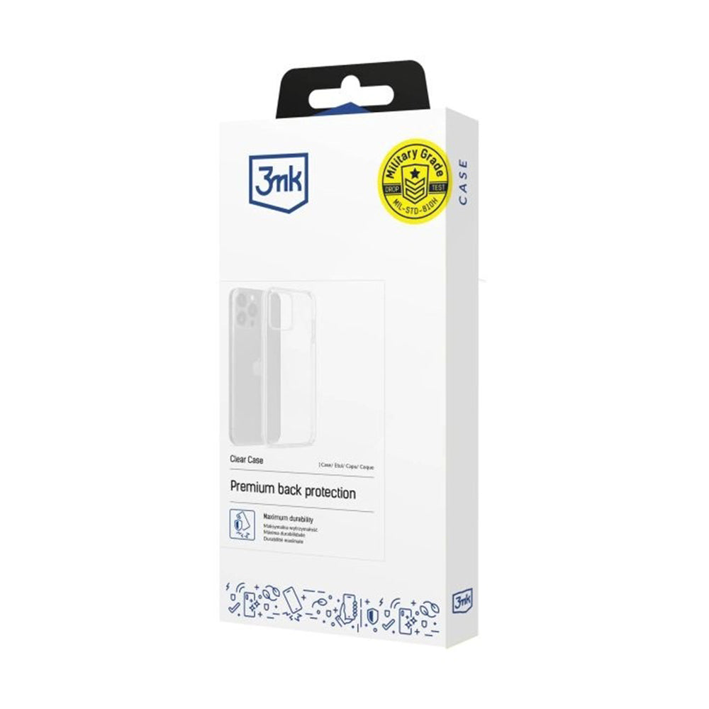 Custodia per Xiaomi Redmi Note 15 Pro 5G, 3MK, Clear, Trasparente