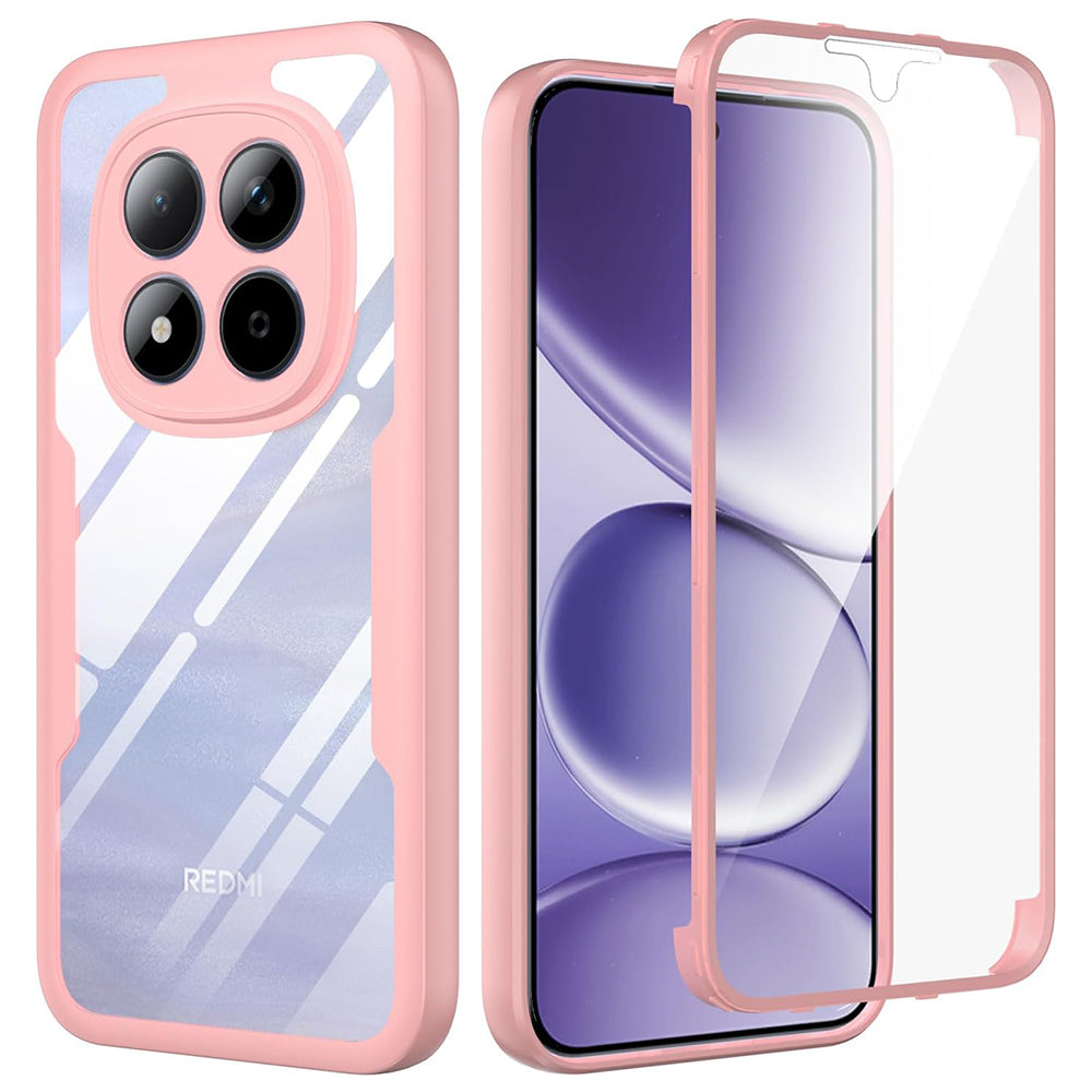 Custodia per Xiaomi Redmi Note 15 Pro 5G, Techsuit, ColorVerse 360, Rosa
